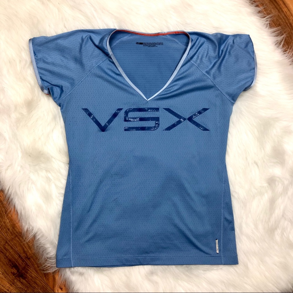 Victoria Secret VSX Short Sleeve V Neck Top